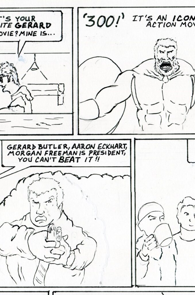 Gerard Butler Cartoon